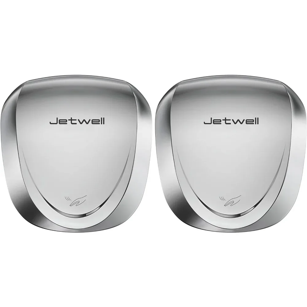 

JETWELL 2Pack UL Approved Commercial Hand Dryer with HEPA Filter- Automatic High Speed Stainless Steel Hand Dryers for Bathrooms