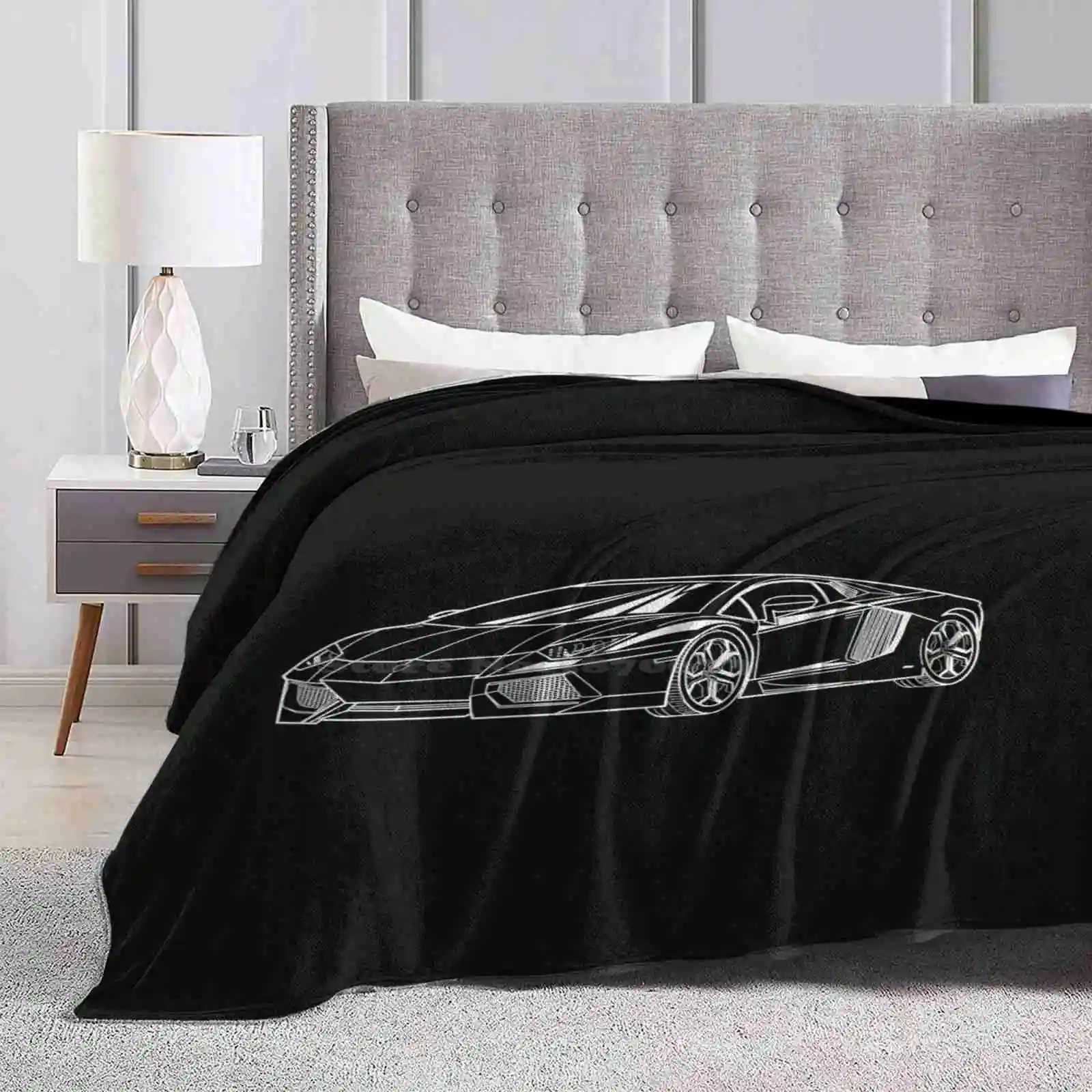 

New Arrival Fashion Leisure Warm Flannel Blanket Countach Sportscar Super Car I Love Cars Car Drawing Carlover Hypercar