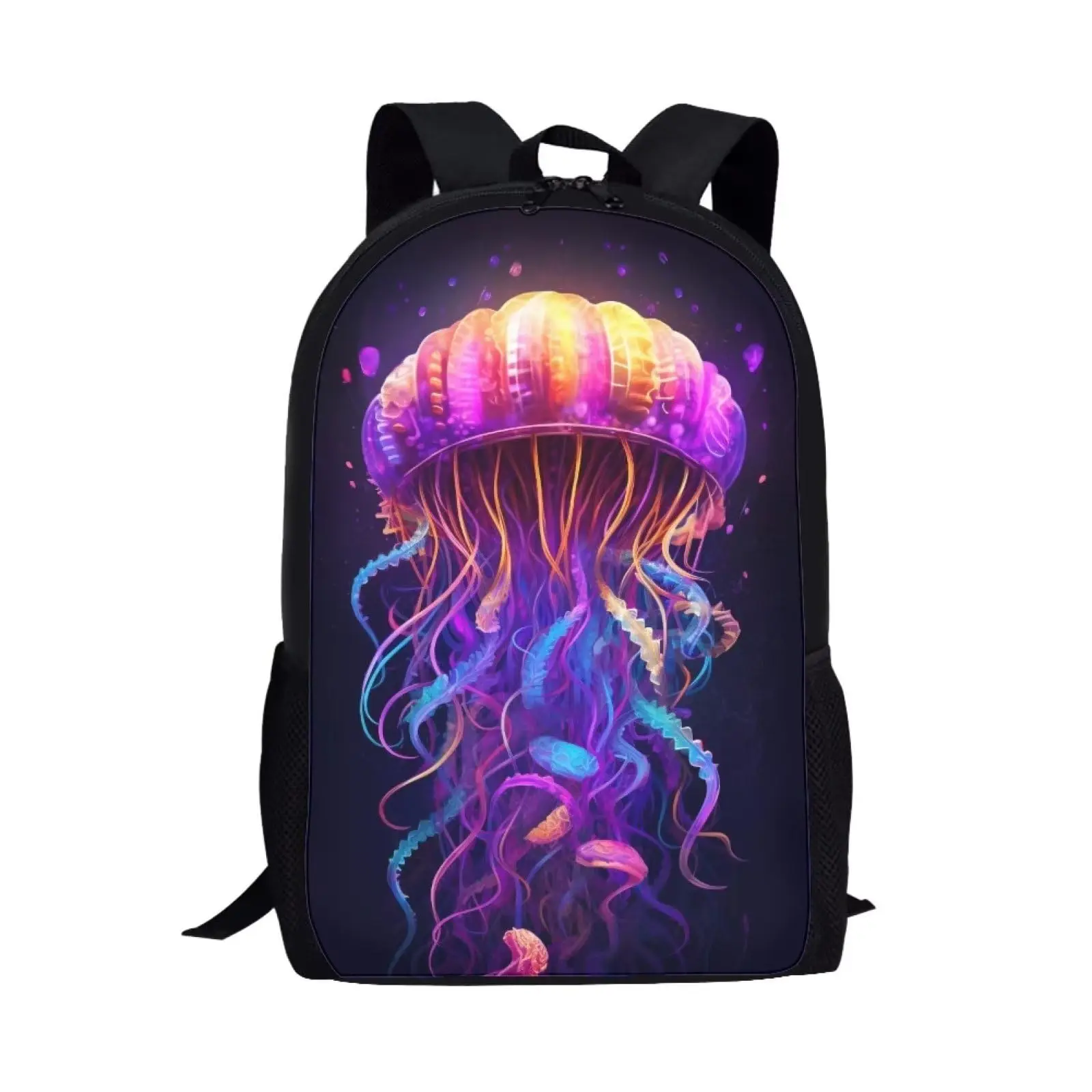 

Angel Yellow Purple Jellyfish School Bag For Kids Cool Magical Animal Bag For Children Boys and Girls Multifunctional Backpack