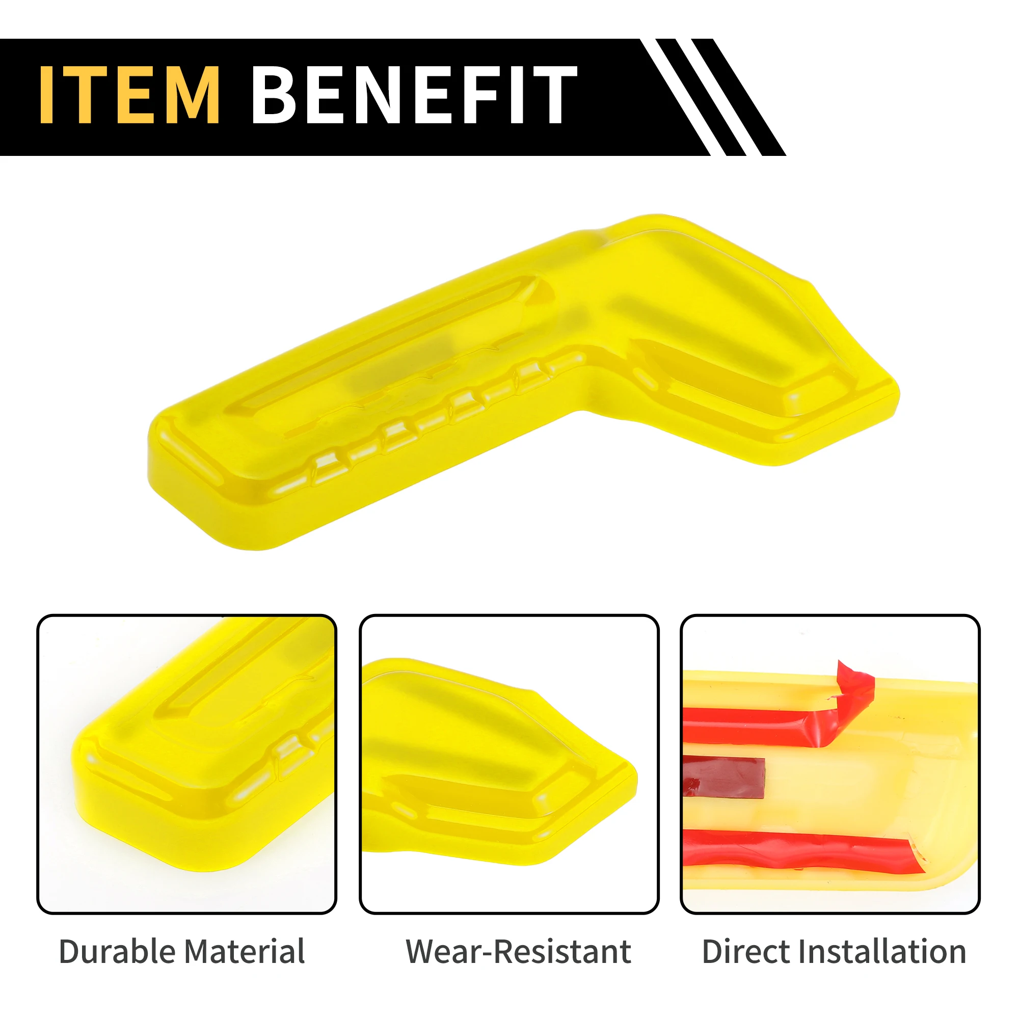

UXCELL 1 Set Seat Adjustment Button Cover Trim for Jeep Wrangler JL JLU 18-24 2-Door and 4-Door ABS Yellow