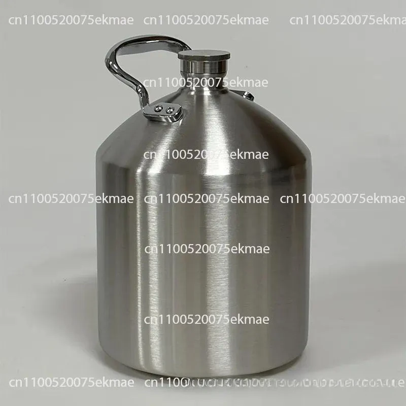 304 Stainless Steel Transit Barrel Portable Beer Baijiu Barrel Sealed Home Brewing Oil Barrel 5L Large Capacity Craft Wine