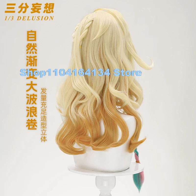 Pré-venda xilonen peruca jogo genshin impacto cosplay peruca feminina 62cm cabelo longo natlan xilonen cosplay peruca livre boné dia das bruxas