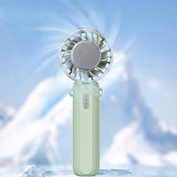 Portable Handy Fan Semiconductor Refrigeration Cooling 2000mAh Battery Type-C Rechargeable Mini Handheld Fan Air Cooler Outdoor