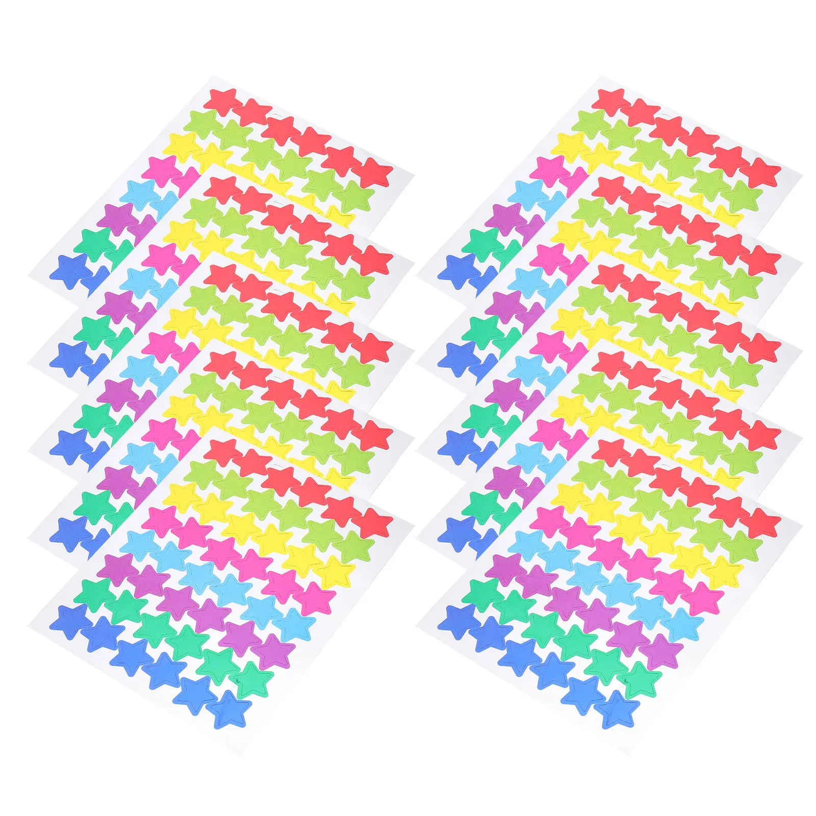 

30 листов высококачественных алюминиевых фольгированных наклеек-звездочек, разноцветные детские наклейки для поощрения, для классов, вечеринок, офисов, творчества и рукоделия