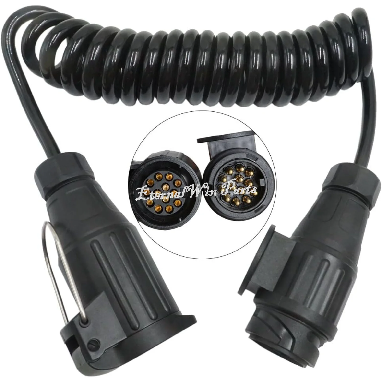 

2 м 13-контактный на 13-контактный удлинительный кабель для прицепа, адаптер для каравана, разъем 13-контактный электрический проводный кабель для автомобиля RV