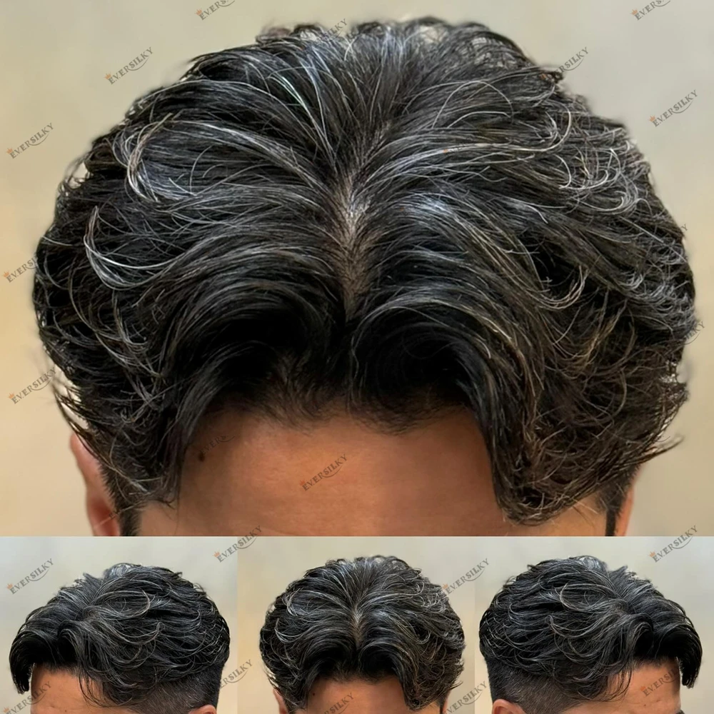 واقعية Skinlike رخيصة الجلد قاعدة 100% الشعر البشري الشعرية الاصطناعية قطع الشعر غير قابلة للاكتشاف الإسكالوب الجبهة رخيصة شعر مستعار