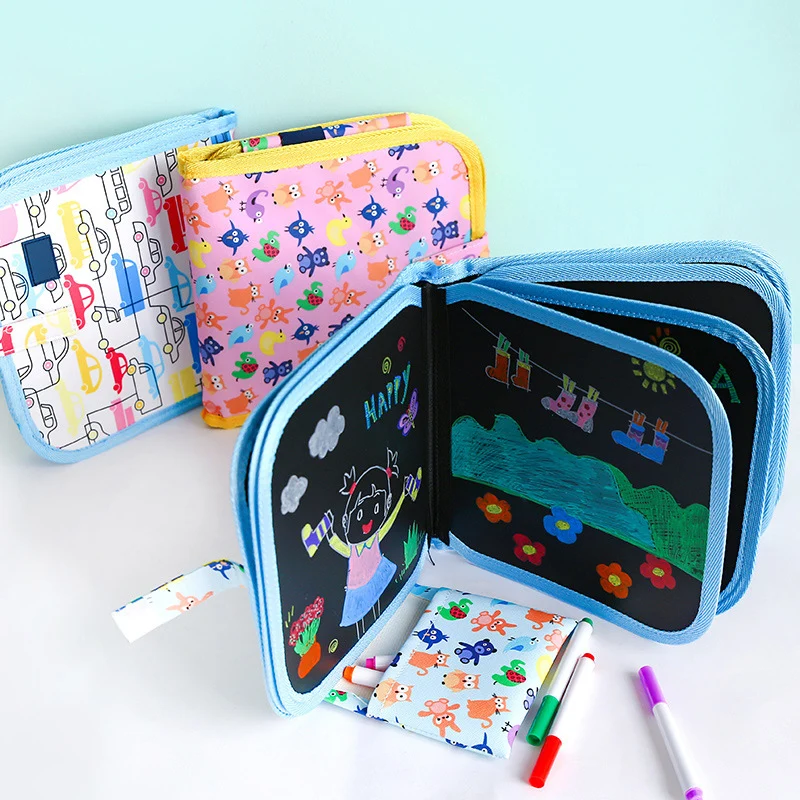 Babys pielzeug Set Malerei Zeichnung Spielzeug Tafel mit magischen Stift Kreide Malerei Malbuch lustige Spielzeug Kind Malerei Tafel