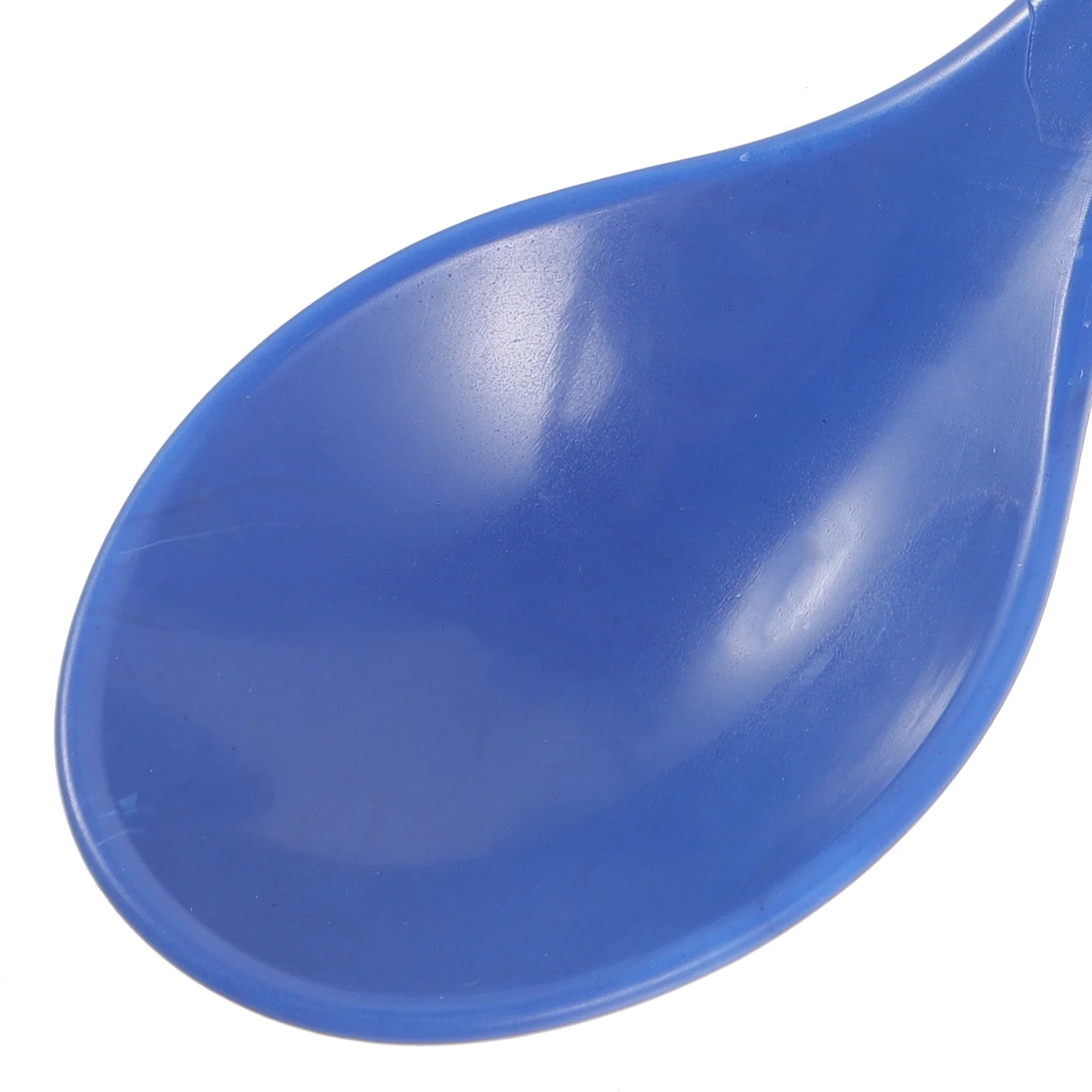 

Anti-Swallowing Spoon Small Rubber Prison Eating Tool Durable Portable Round Handle Mini Spoons For