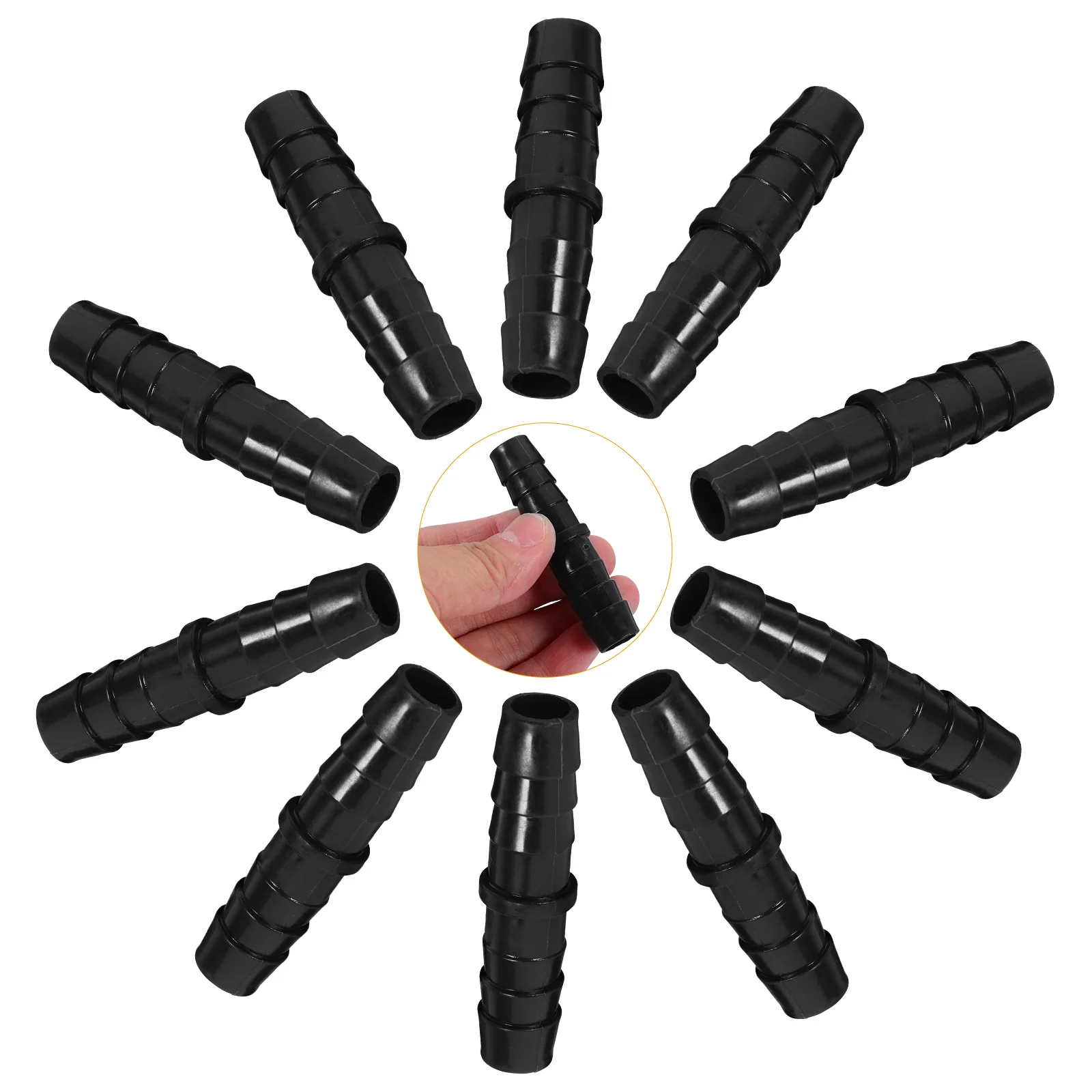 10 Uds. Conector de manguera de 12Mm, adaptador de tubo, Kit de reparación de sistema de agua, Material Pp, fácil instalación, conexión estable