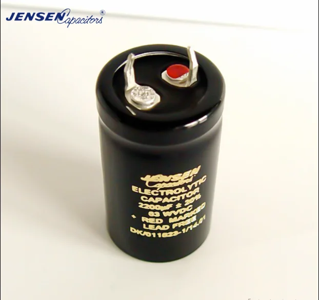 1pcs/lot Denmark Jensen 2200uf 63V 22X40MM Electrolytic capacitor Original Handmade Free Shipping