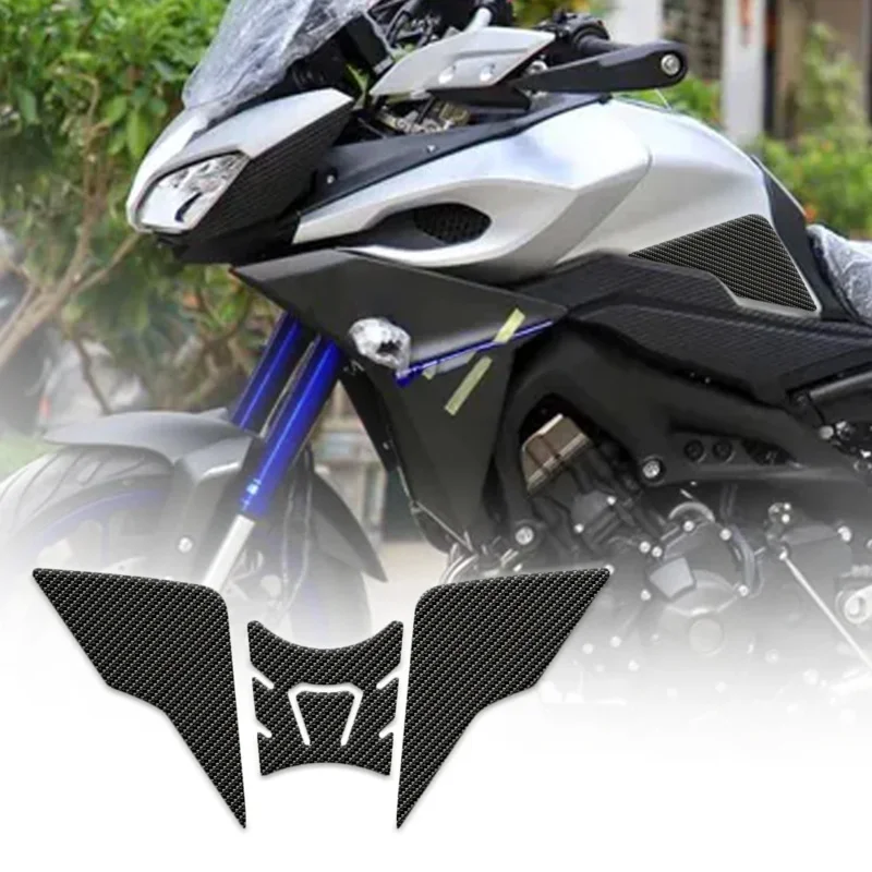 

Накладка на бак противоскользящие ручки наклейки для Yamaha Tracer 900 Gt 2015 16 2017 2018 2019 Tracer 900 mt09 MT 09 наклейки мотоцикл