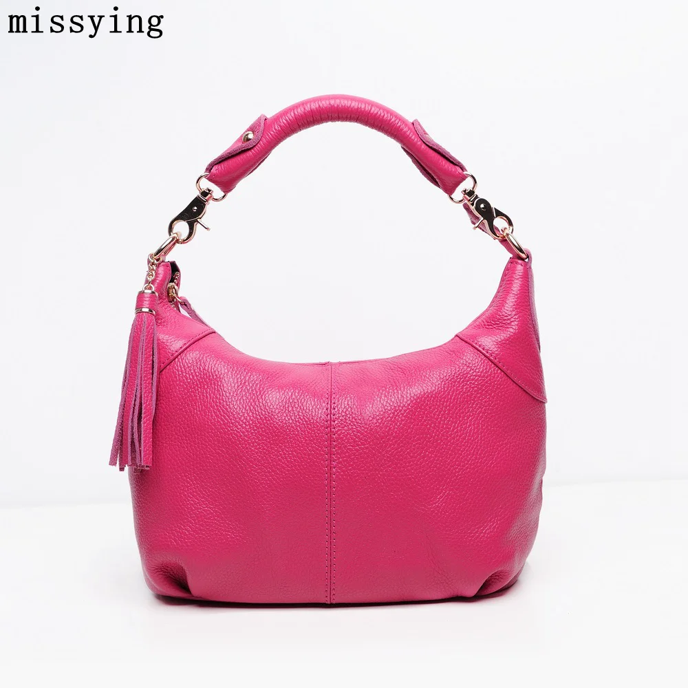 

Multi-functional casual retro tassel women's shoulder messenger bag Korean style fashion first layer cowhide brand handbag