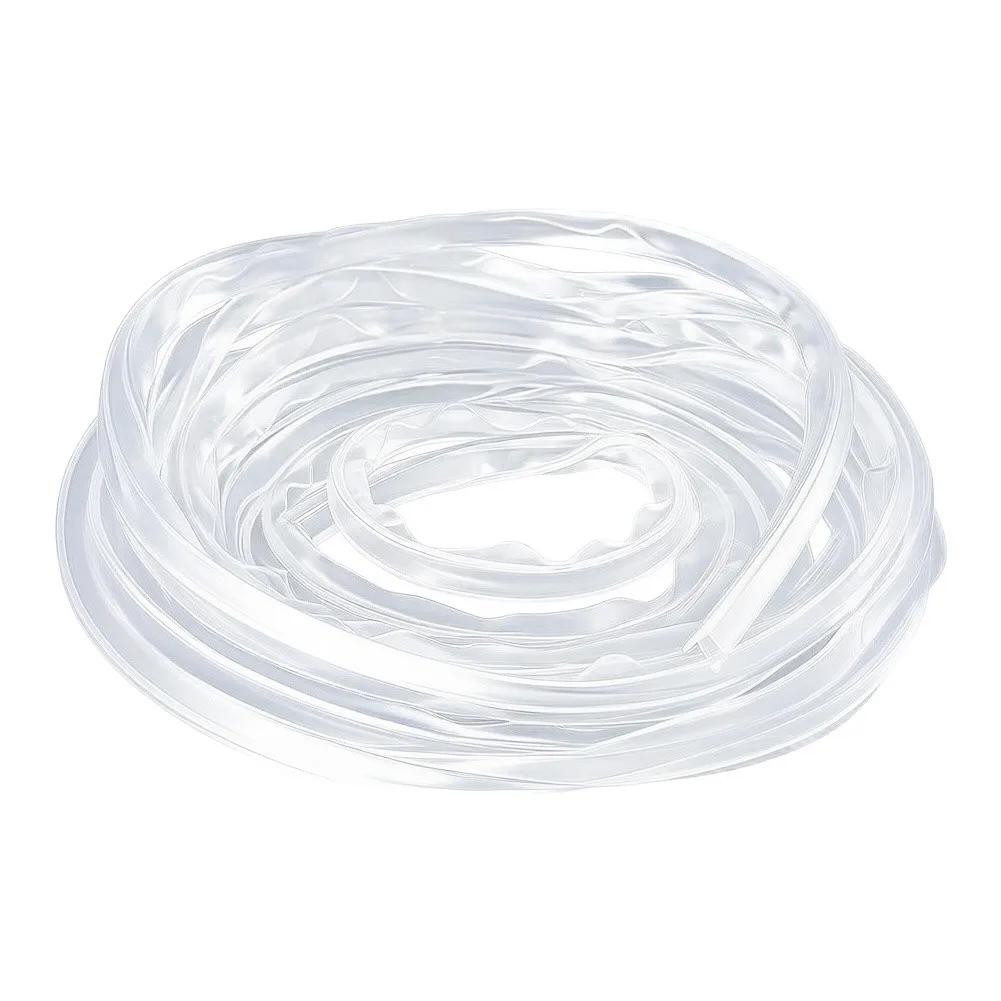 Weatherproof Vinyl Seal Strip for Glass Louver Insulate Against Wind Rain Drafts 1m or 30.5m PVC Transparent Strip