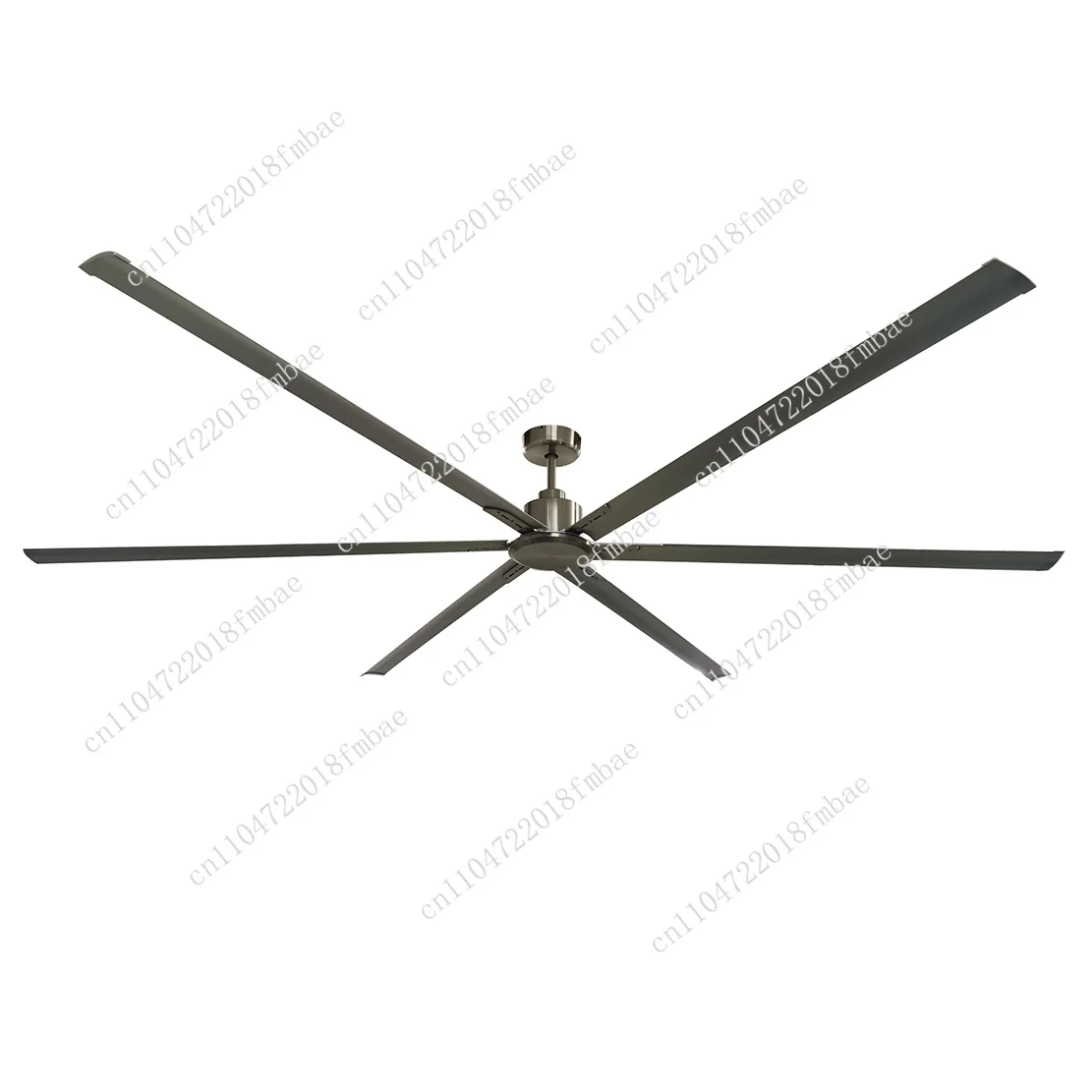 6 - Aluminum - Blade Motor, Remote Controlled. Industrial Sized (100 - 120 Inch) Ceiling Fan.