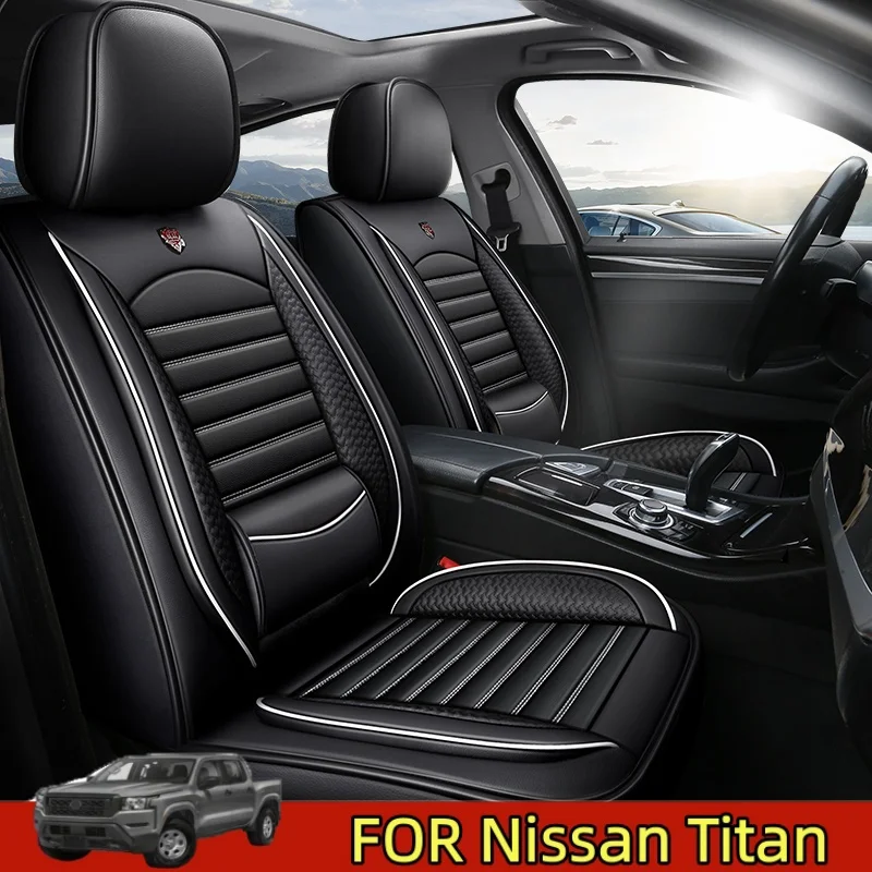 

FOR Nissan TitanPU leather waterproof artificial leather car seat cover, soft and comfortable waist-fixing seat cover