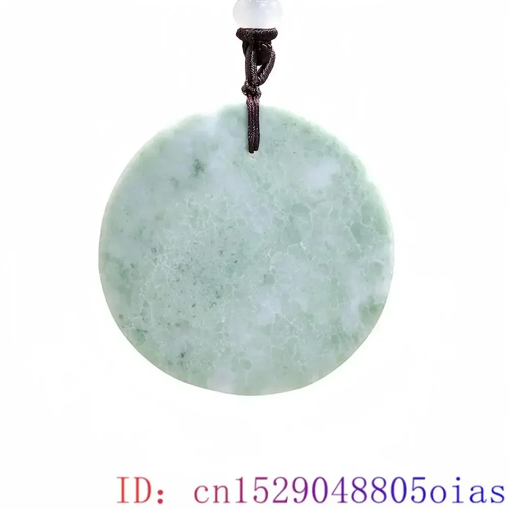 Light Green Natural Jade Flower Heart Pendant Necklace Real Jewellery Carved Gemstone Fashion Charm Amulet Gifts for Women Men view 5