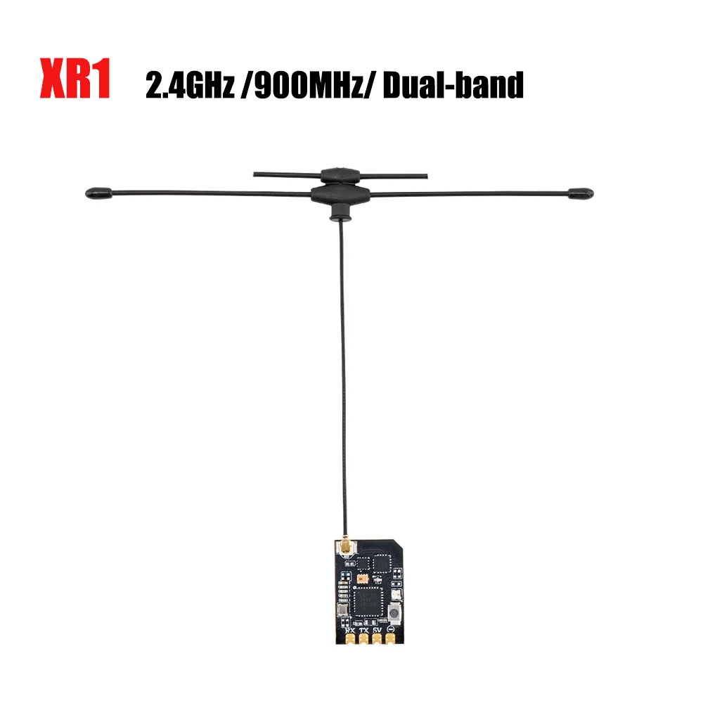 

Radiomaster XR1 2,4 ГГц Sub-G 900 МГц двухдиапазонный трансивер Semtech LR1121 Nano многочастотный приемник ExpressLRS