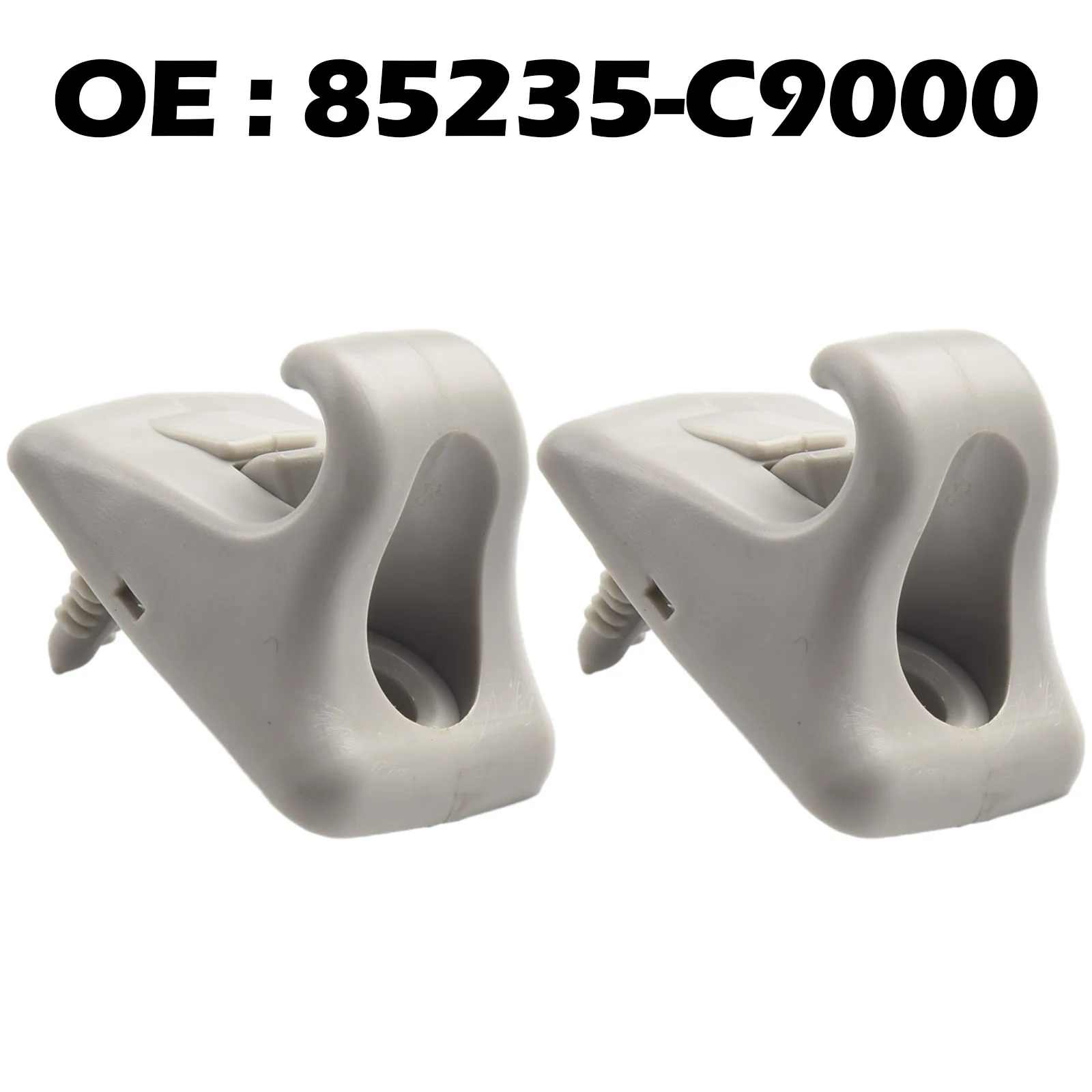 Retainer Fastener Sun Visor Clip Grey Parts Replacement Vehicle 85235C9000 ABS Accessories Front Roof Brand New