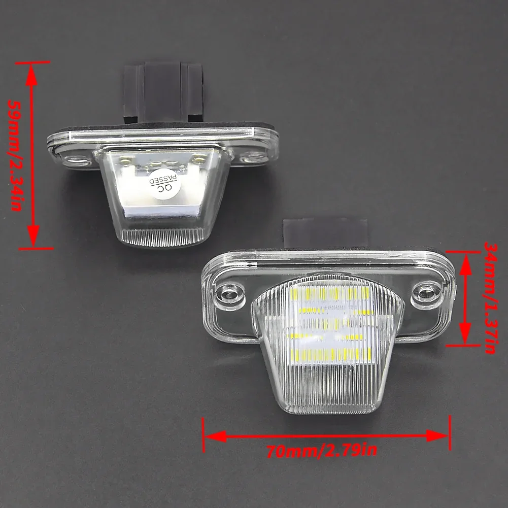 WF- License Plate Light For VW Transporter T4 / Caravelle MK4 / Multivan MK4 Jetta Passat B5 B6 Combi Eurova