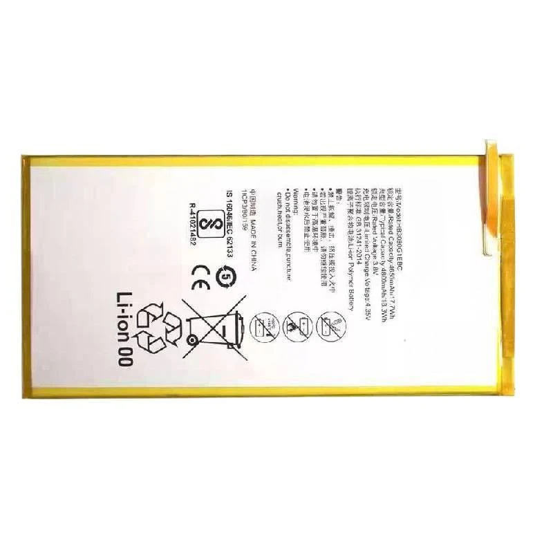 100% New Original 4800mAh For Honor Play Pad 2 High Capacity Compatible Battery HB3080G1EBC +Free Tools