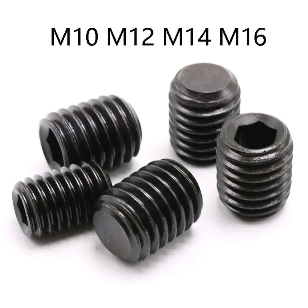 Hexagon Socket Headless Cup Point Set Screw M10 M12 M14 M16 Grade 12.9 Alloy Steel Jimi Top Wire Screw Headless Screw