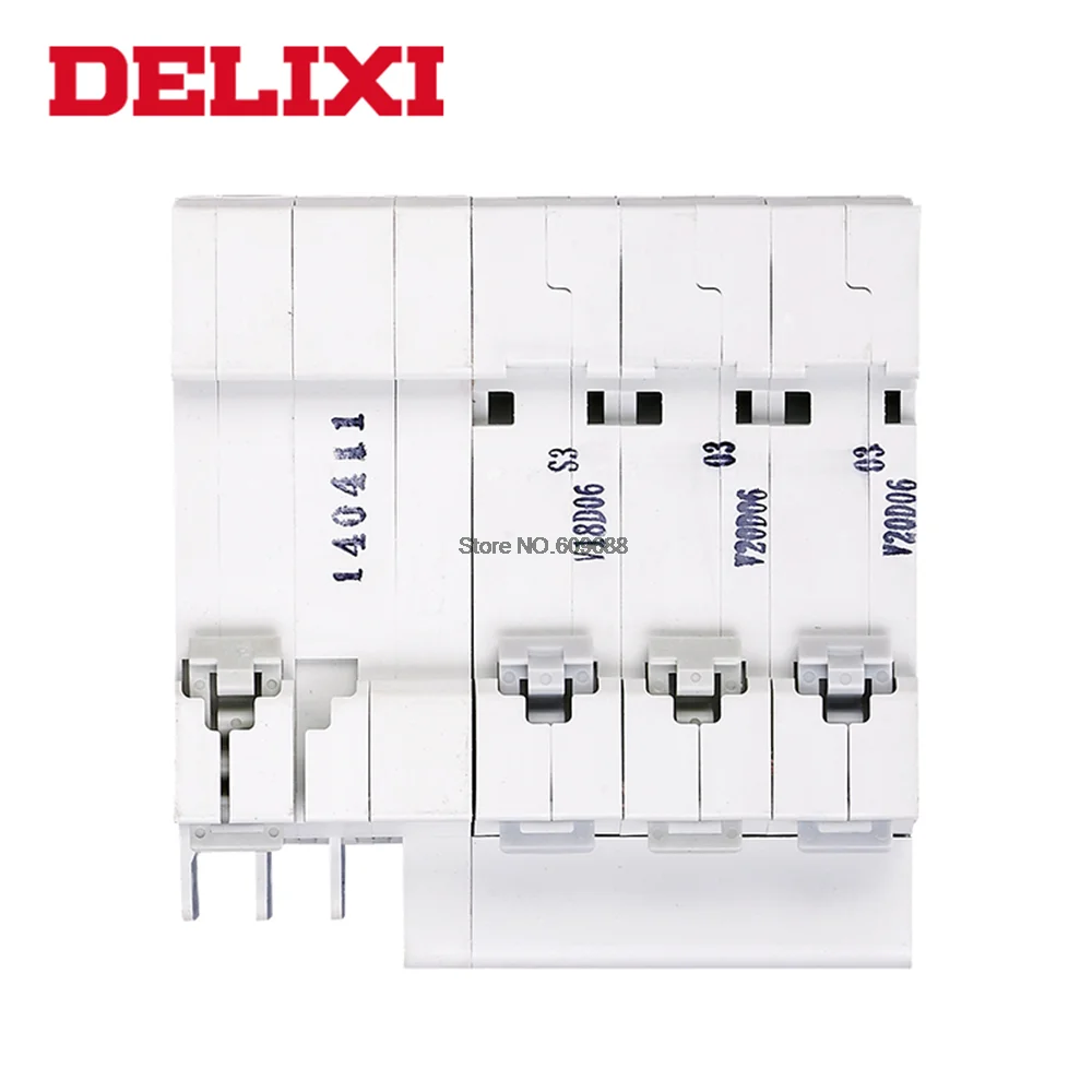 DELIXI Residual current Circuit breaker DZ47sLE C type RCBO breaker 3P 10A 16A 25A 32A 40A 63A Circuit breaker