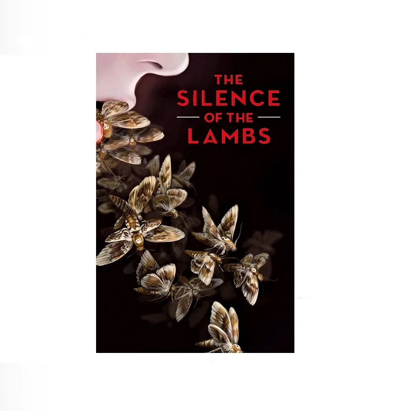 Silence of The Lambs Classic Movie, Art Print Canvas Poster, Living Room Decor, Home Wall Picture