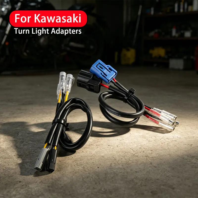 Motorcycle Turn Signal Light Adapters For Kawasaki Ninja 125/250/300/400/500/650/1000/1100 KLZ/KLE Z125/250/300/400/500/650/900
