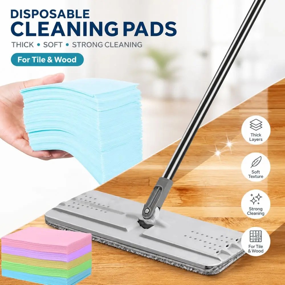 30/60/90PCS Powerful Cleaning Tile Floor Cleaner Tablets Effectively Removes Stains Water Soluble Cleaning Sheet