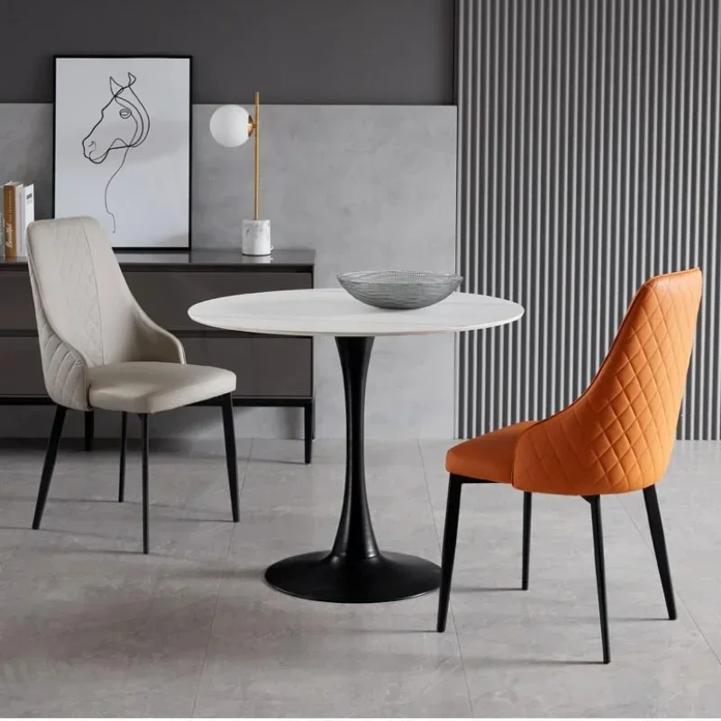 

Pink Chair Furniture Minimalist Chairs Living Room Relax Armchairs Acrylic Modern Dining Plastic Upholstered Elegant Design Home