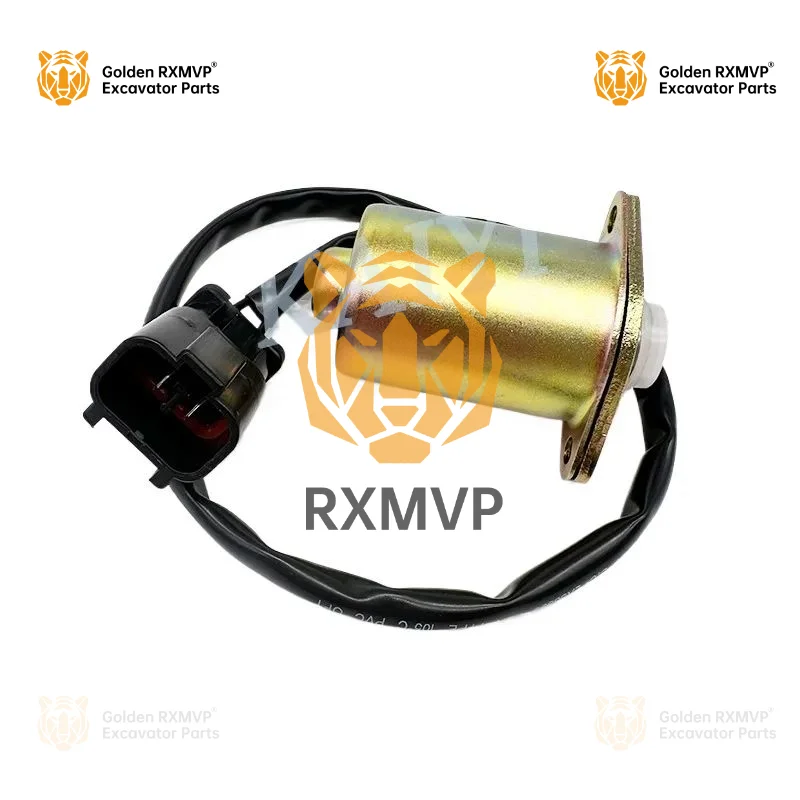 For Komatsu PC200-6/6D102 large head rotary pump solenoid valve 206-60-51130 excavator accessories