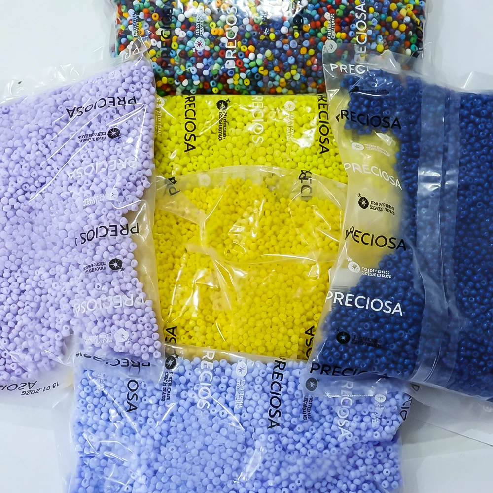 500g pure Czech Bosiosa 6/0 round Rocar beads 4mm opaque glass seed beads, used for DIY jewelry bracelet making