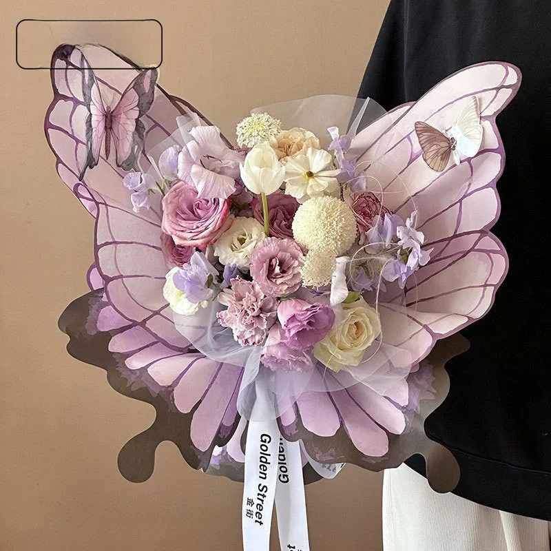 Creative  Wings Flower Packaging Paper   Bouquet Wrapping Material  Flowers Cross-Border