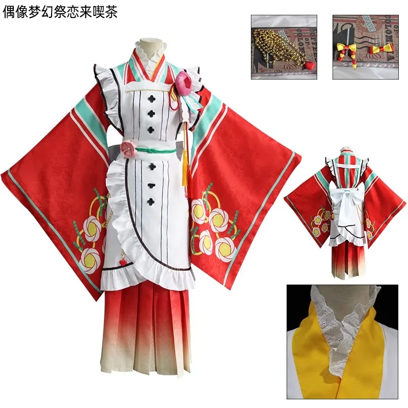 

Ensemble Stars Cosplay Tori Himemiya Shiina Niki Tenshouin Eichi Shino Men Women Party Maid Yukata Kimono Dress Full Suit