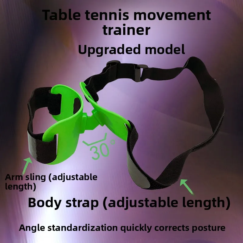 Table Tennis Upper Arm Fixer With Body Strap, Swing Posture Corrector For Table Tennis Training Practice