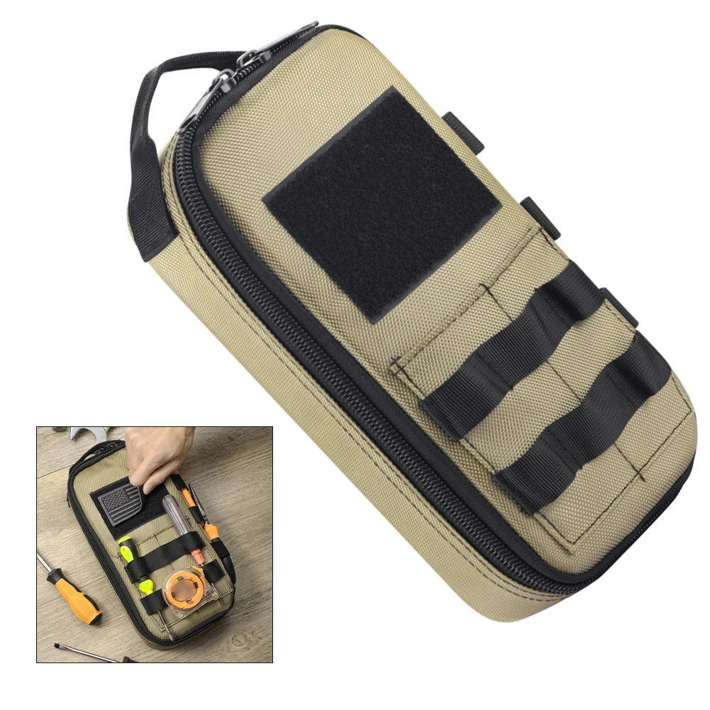 1Pc Handheld Toolbag Oxford Cloth 30*15*8cm Tool Organizer Pouch For Outdoor Woodworking Repairing Tool Storage