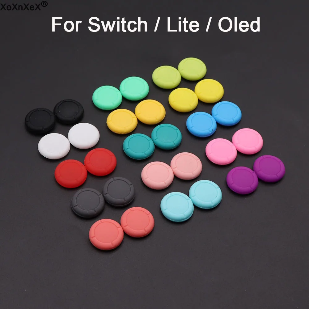 Capuchons de protection de remplacement pour manettes de jeu Switch Lite / Oled / Joy-Con, 2/10 pièces, couleurs variées, accessoires de jeux