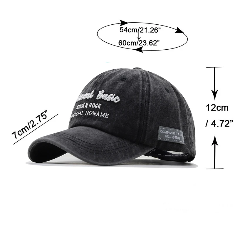 Fashion Baseball Cap for Men Letter Embroidery Hip Hop Snapback Male Caps Fashionable Trucker Sports Women Leisure Tennis Hat