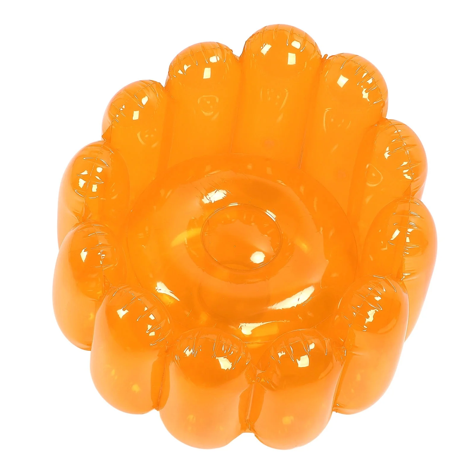 Inflatable Sofa Chair Portable Outdoor Blow Up Couch Seat Transparent Candy Color for Home Living Room Bedroom Casual
