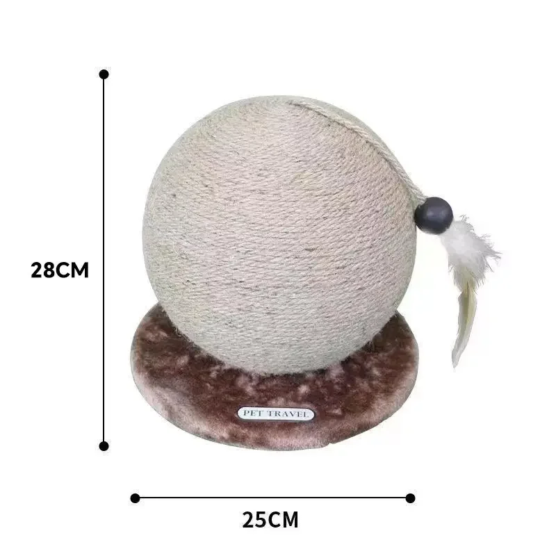 Small Cat Scratching Ball Cat Grinding Claws Self-hi Pet Toy Fun Climbing Frame Teasing Cat Ball