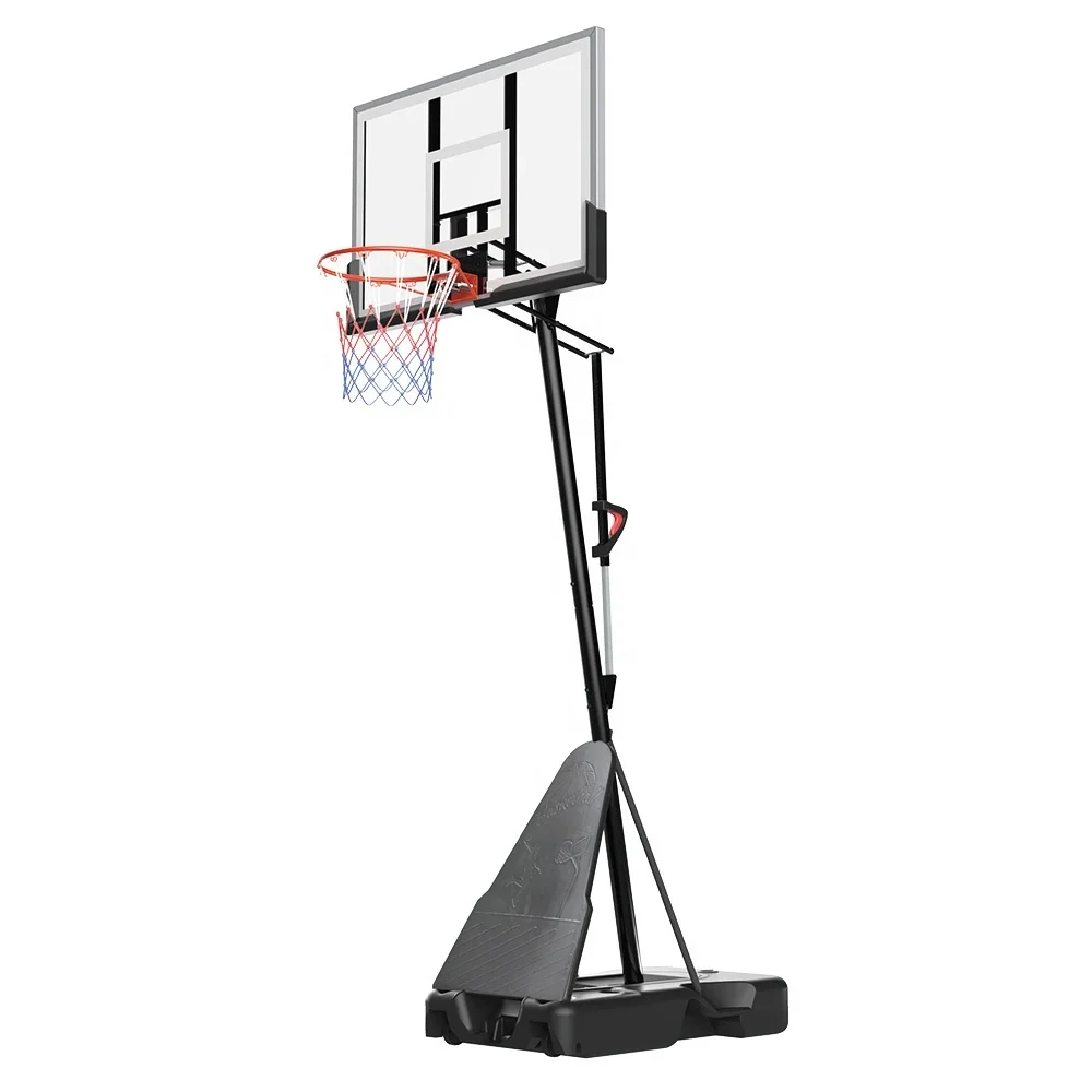 Quickly Height Adjusted Basketball Stand 7.5-10ft Portable Basketball Hoop Goal Outdoor Indoor