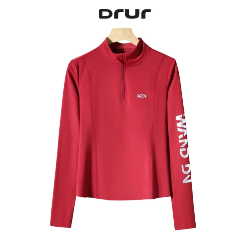 

Куртка для бега DRUR, легкая защита от солнца, спортивный топ с длинными рукавами, спортивная одежда для тренировок на открытом воздухе, фитнеса, женская одежда для бега