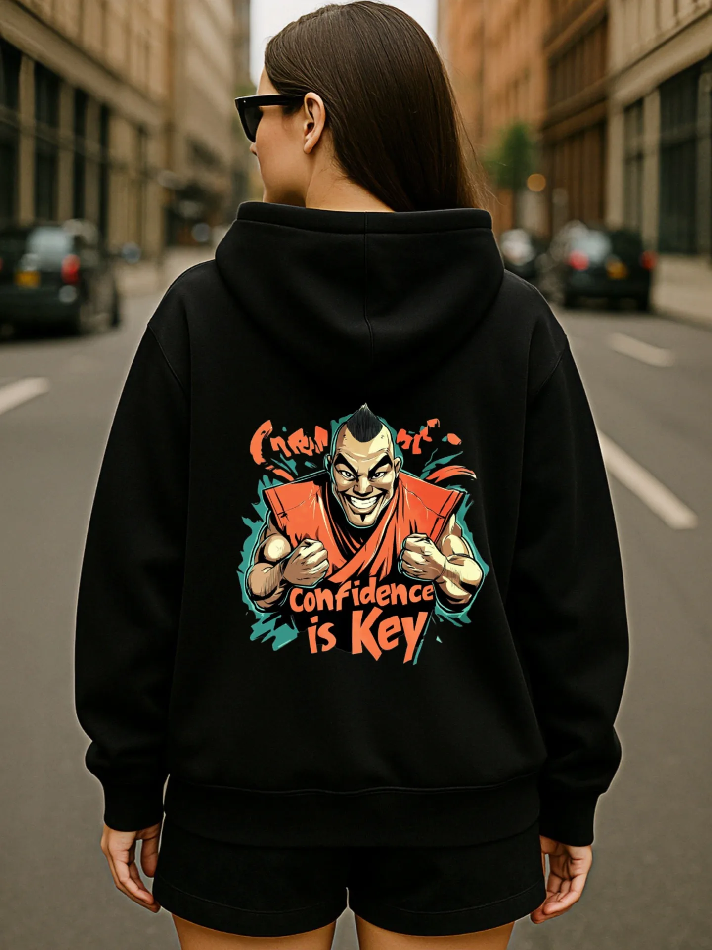 Sudadera con capucha gráfica para mujer, estampado de gato lindo, estética informal, tela suave, uso diario informal, para hombres jóvenes