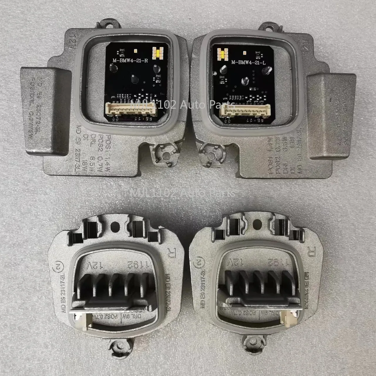 ใหม่ DRL LED บอร์ดไฟวิ่งกลางวันสีเหลืองมะนาวสําหรับ BMW M3 M4 4 Series G80 G22 G82 G23 G26