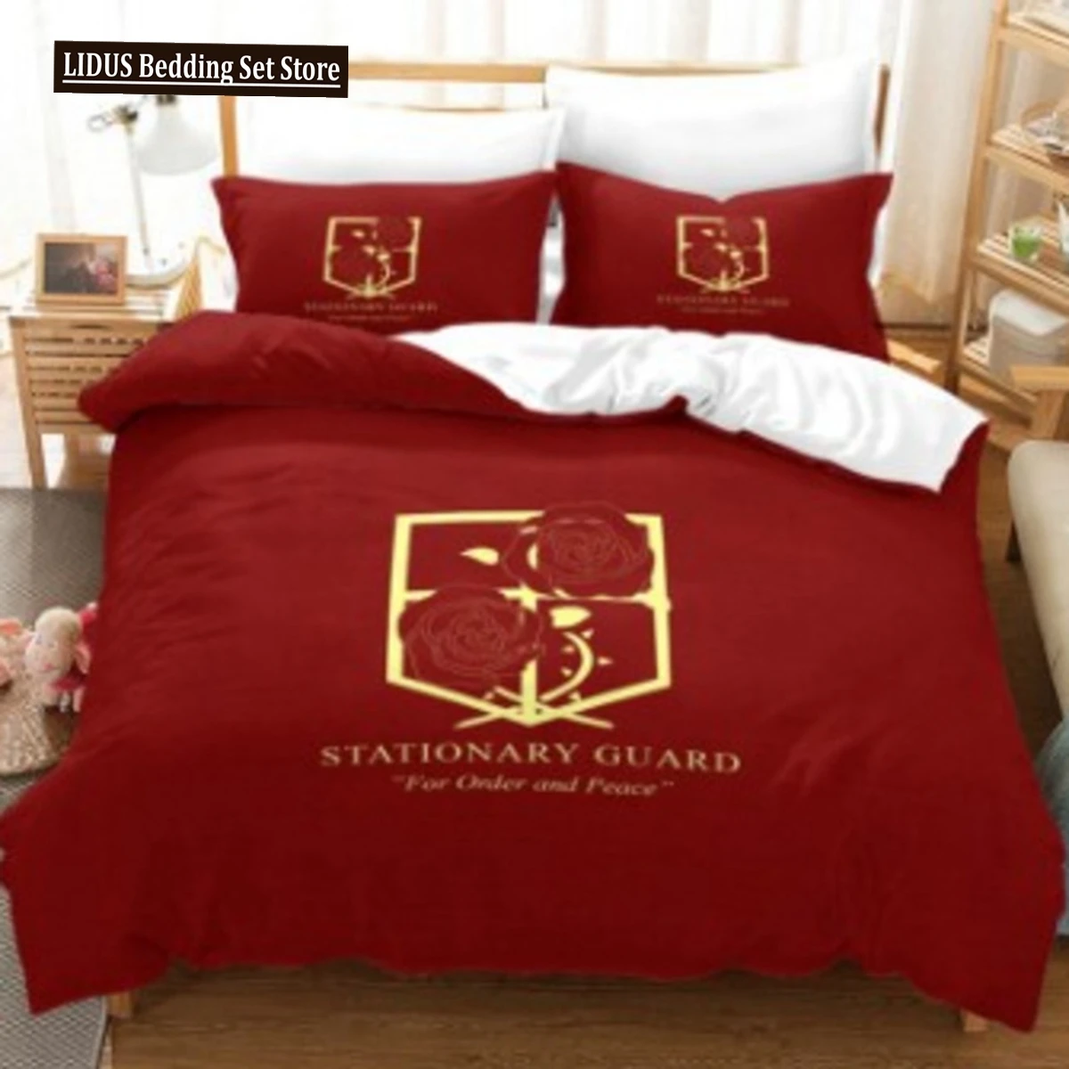 Anime Attack On Titan 3D Printed Comforter Bedding Set Duvet Cover Sets Pillowcases Bedclothes Bed Linen Queen King Single Size