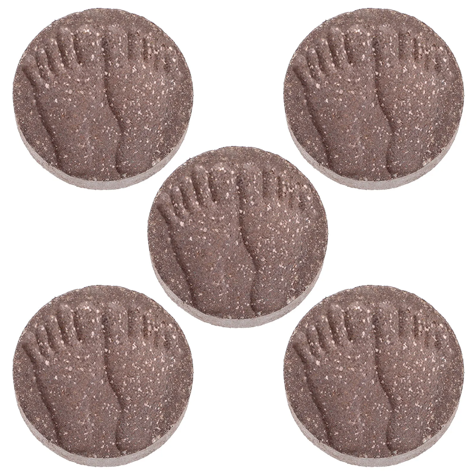 5pcs Soaking Tablets Portable Bath Slices For Foot Care Soften Skin Remove Calluses Odor Control Effervescent Tablet Convenient