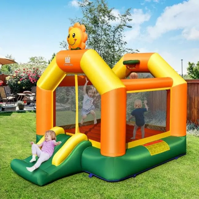 Ut Blower Kids Inflatable Bounce Jumping Castle House with Slidewitho