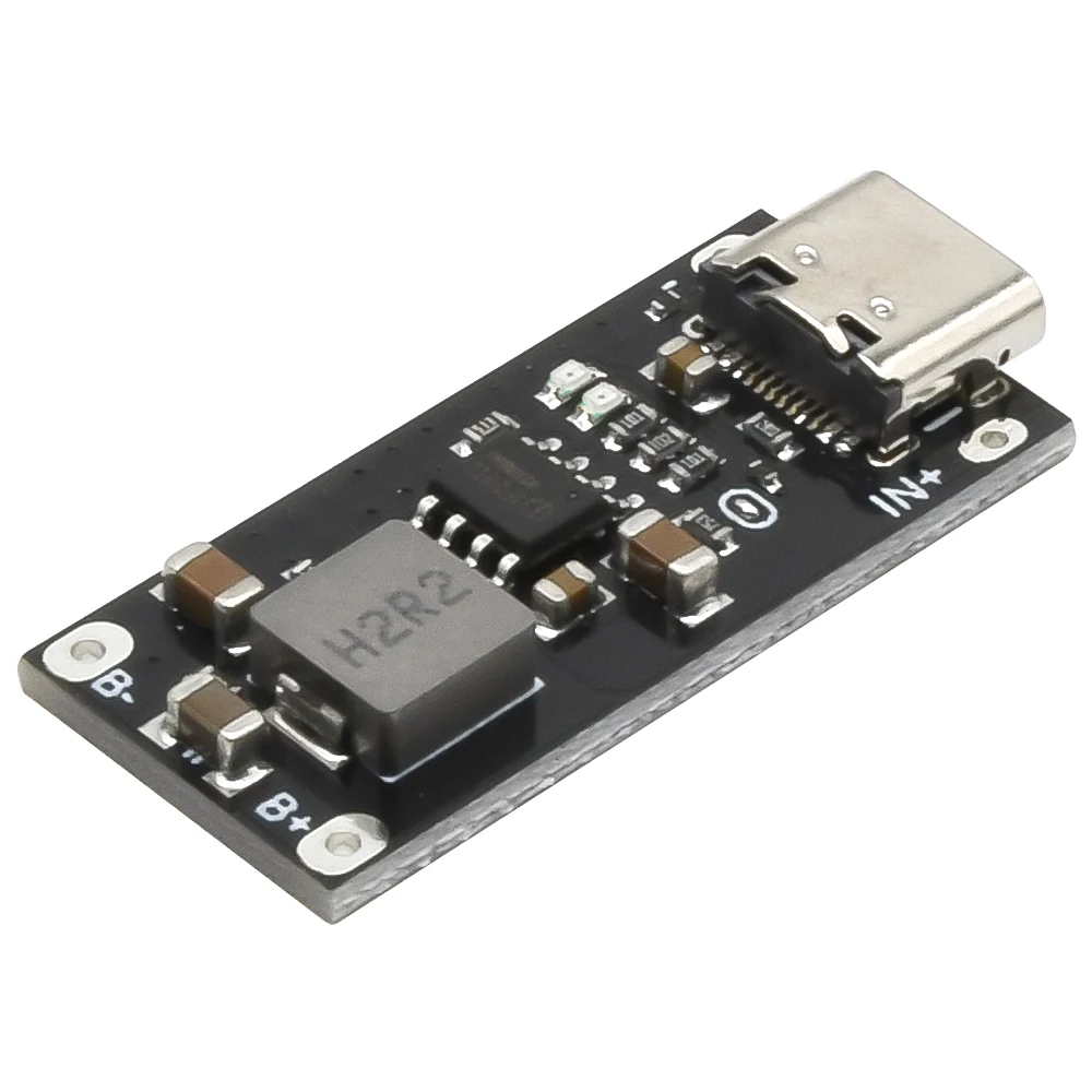 3A High Current Polymer Ternary Lithium Battery Charging Board 5V to 4.2V/4.35V Support Type C Inputd