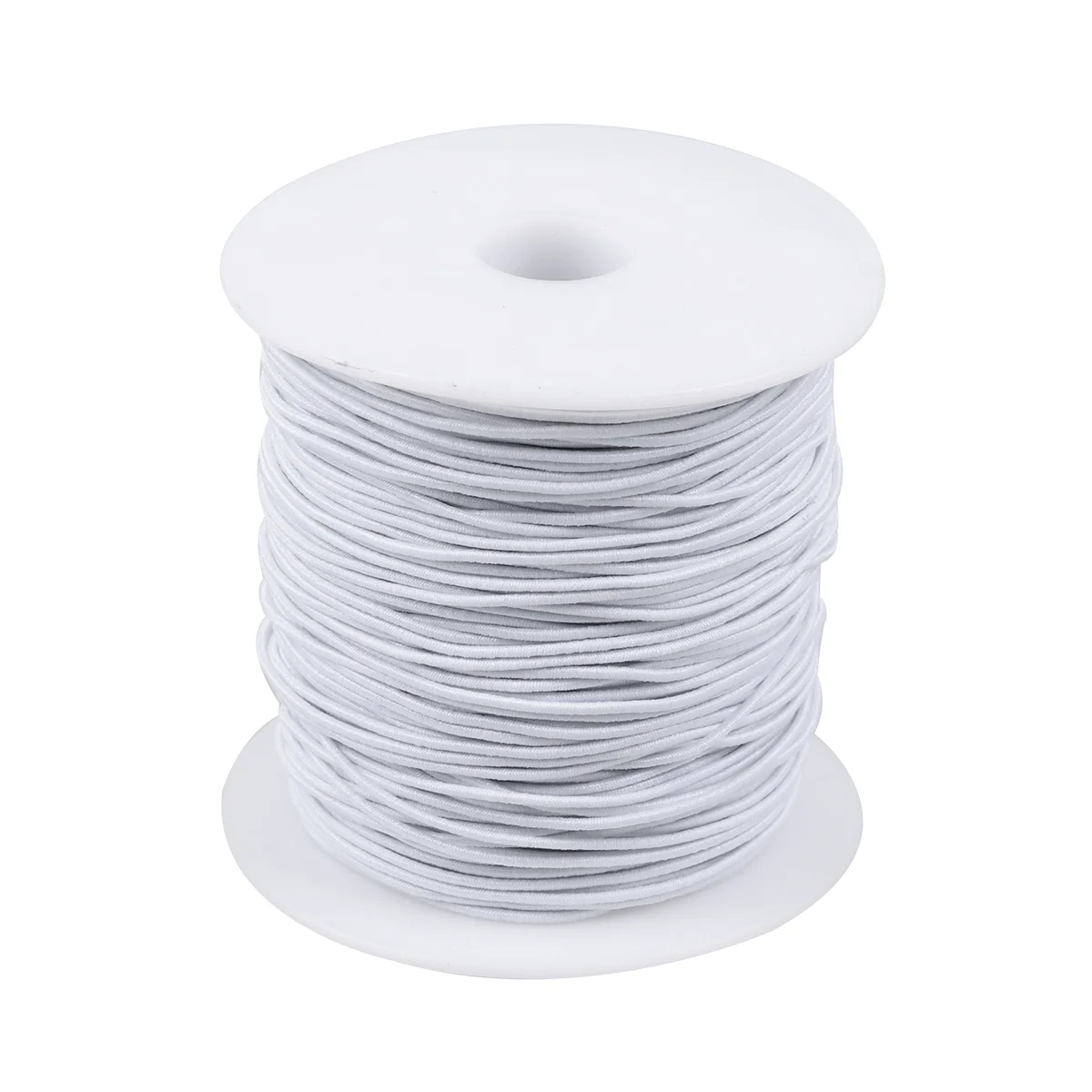 

100M in 1 Roll White Elastic String DIY Jewelry Accessories Manmade Strands Wear-resistand Beads String for DIY Jewelry