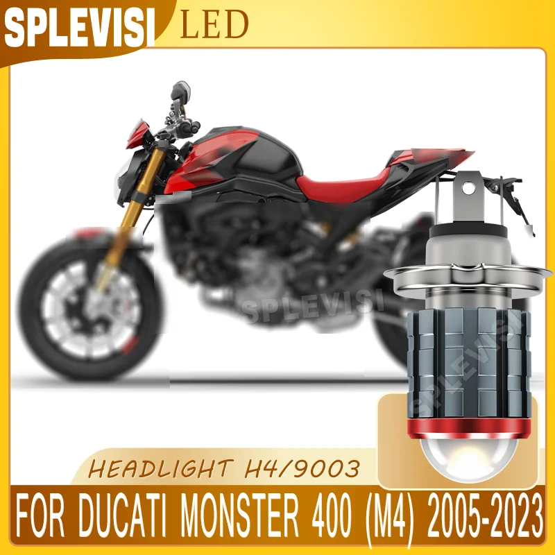 

Plug and Play LED h4 Motorcycle Headlight For Ducati Monster 400 (M4) 2005 2006 2007 2008 2009 2010 2011 2012 2013 2014-2023